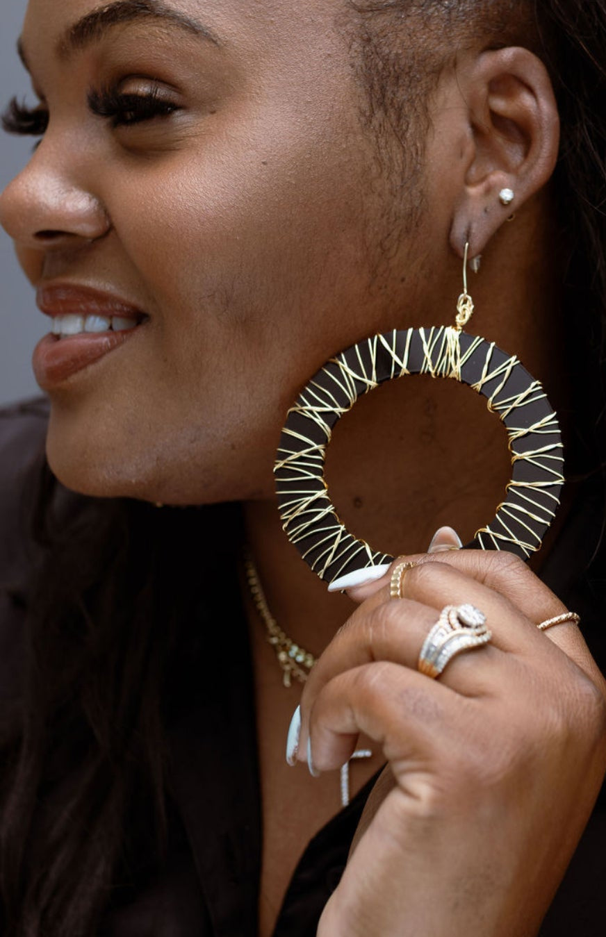 Queen Coil Earrings