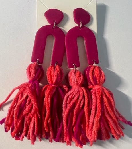 U-Shaped Tassel Earrings (Multiple Styles)